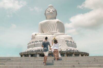 ️ Phuket Private Instagram Tour: All-Inclusive - Big Buddha at Phuket: the first wow moment and the opening pose