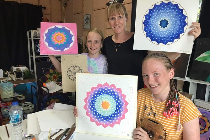 3 Hours Mandala Art Workshop Activity in Phuket - Pick your workshop: drawing, Tibetan watercolor, or dot mandala