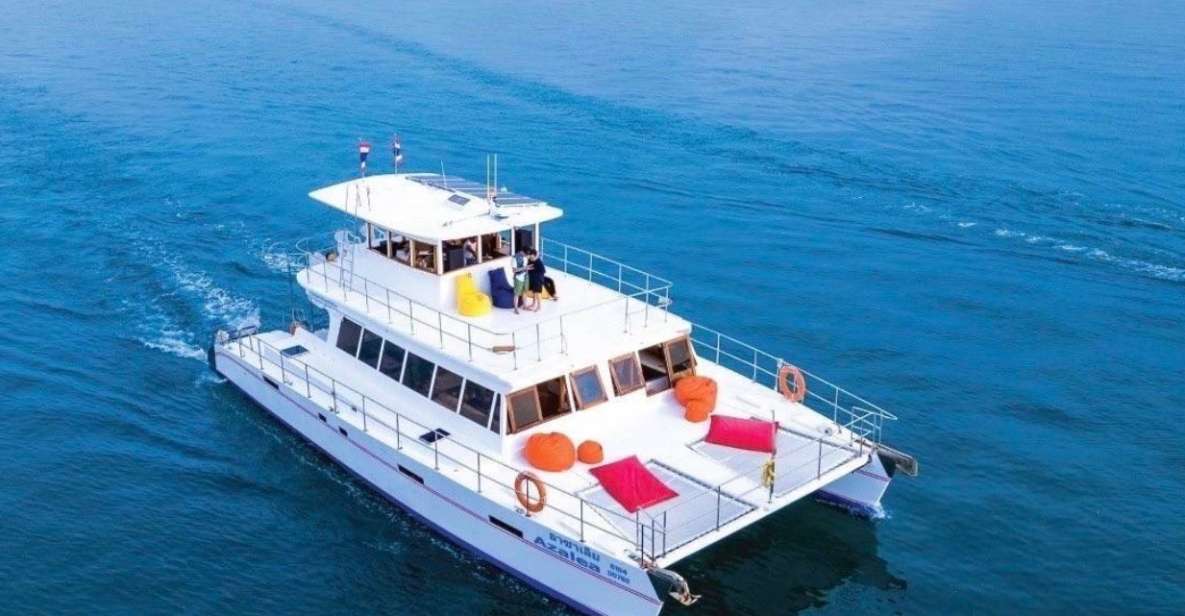 Amazing Coral Island & Sunset Dinner with Power Catamaran - Coral Island Beach Time, Snorkeling Gear, and the Water-Play Pace