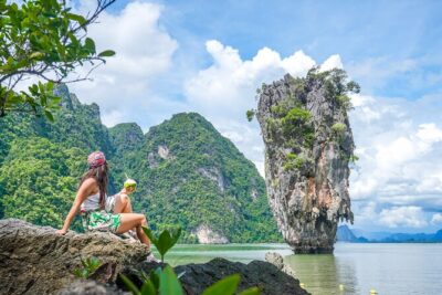 Day Trip to James Bond (Canoeing & Kayaking Islands & Lunch) - Getting going at Ao Po Pier: how the morning sets the tone