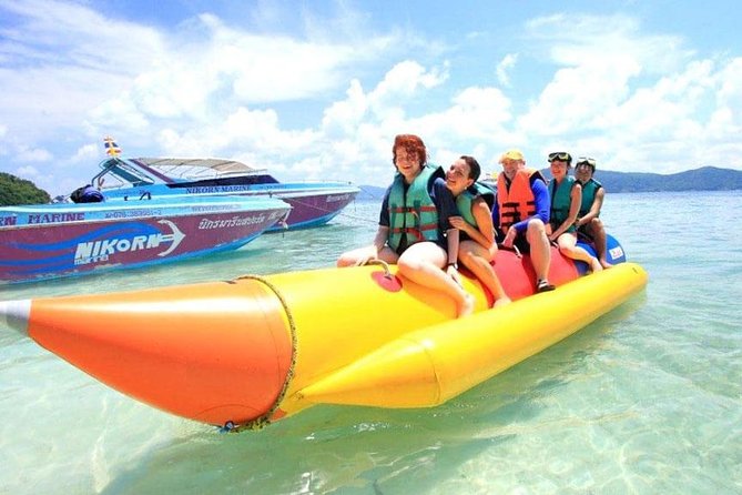 Full Day Coral Island Tour With Banana Boat By Speedboat From Phuket - Pickup and Speedboat Timing From Phuket Town