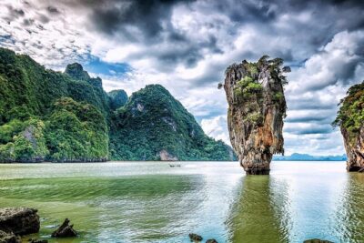 James Bond Island Adventure: Speedboat & Canoe Expedition - Phang Nga Bay: Ko Khao Phing Kan and Ko Tapu from the water