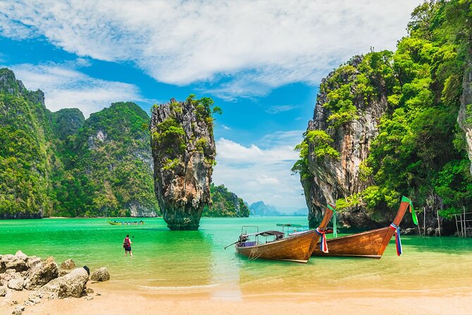 James Bond Island Tour By Longtail Boat - Koh Talu sea caves: where the fun usually lands