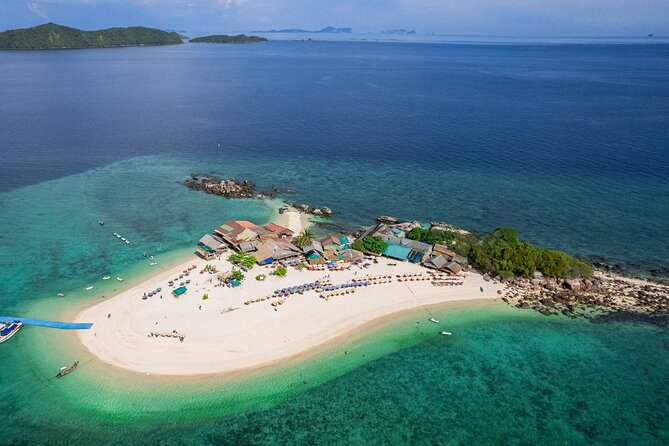 Khai Island Full Day Tour From Phuket - Stop 1 on Khai Nok Island: white sand time with an entry-ticket note