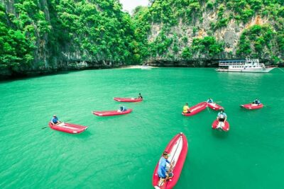 Phang Nga Bay (James Bond Island) & Monkey Cave · by Long tail Boat - Price and What You’re Actually Getting for $58.29