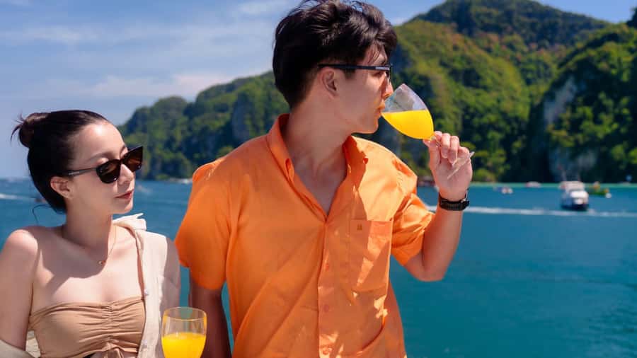 Phi Phi Island Highlights: Cruise, Snorkel & Buffet Lunch - How the Sea Angel Phi Phi day trip flows from Phuket