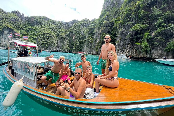 Phi Phi, Maya Bay, Khai Island & Seaview Lunch PREMIUM TRIP - Viking Cave and Monkey Bay: short sightseeing stops with big scenery cues