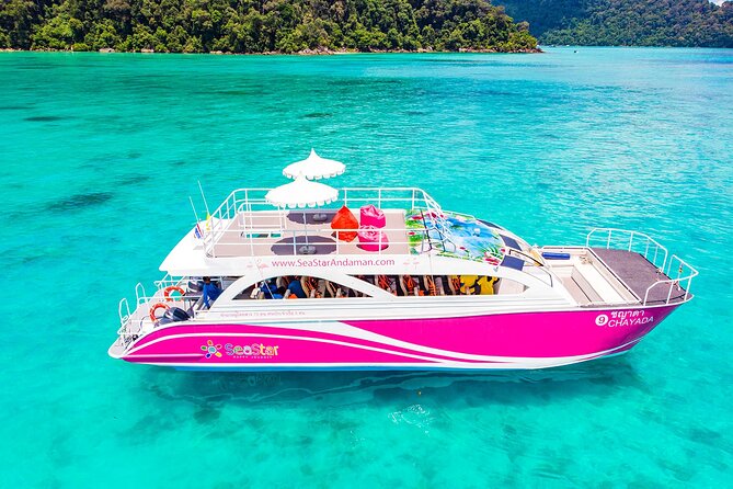 Phi Phi, Maya, Khai and Pileh Day Trip by Speed Catamaran From Phuket - Ko Phi Phi Don (Ton Sai Bay): lunch, beach time, and your first snorkeling stop