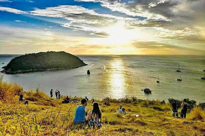 Phuket Amazing Sunset Tour : The Best Sunset, Beach & Local Food Experience - Rawai Beach at golden hour: selfie time plus a drink break