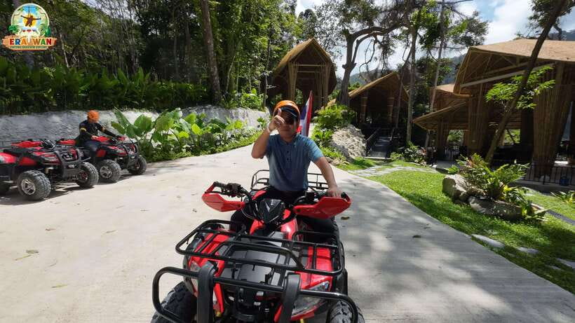 Phuket: ATV Quad Mountain Adventure with Panoramic Sea View - Entering The Adventure: Starting at Erawan Patong Seaview Zipline