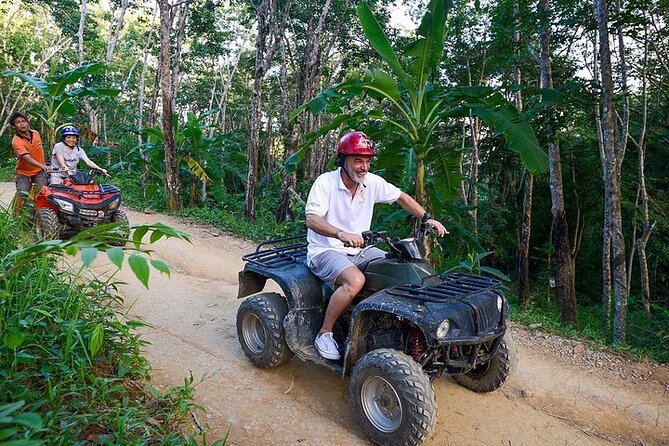 Phuket ATV Seaview On Tour - The Phuket pickup map: included areas vs. paid extras