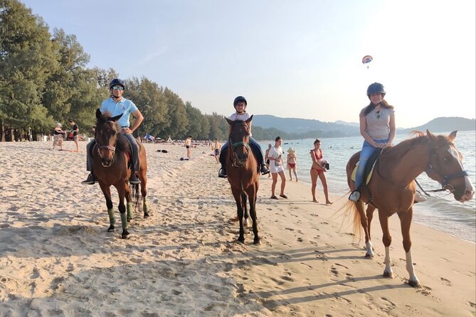 Phuket Beach and Horse Rides 1 Hour Experience - Along Kamala Beach: Walk, Trot, and Sea-Breeze Time in the Waves