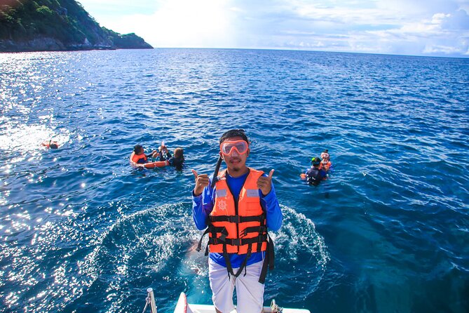 Phuket Catamaran Snorkel & Sunset: Coral & Racha - Promthep Cape at 5:00 pm: included line fishing and golden-hour vibes