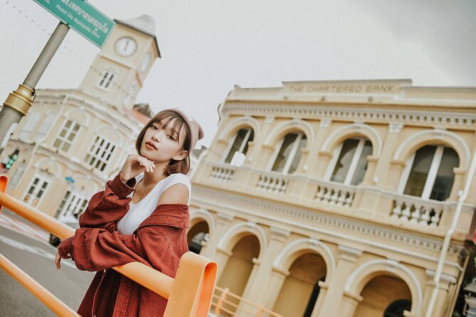 Phuket Old Town street photoshoot - Sino-Portuguese streets and graffiti: how the backdrop affects your photos