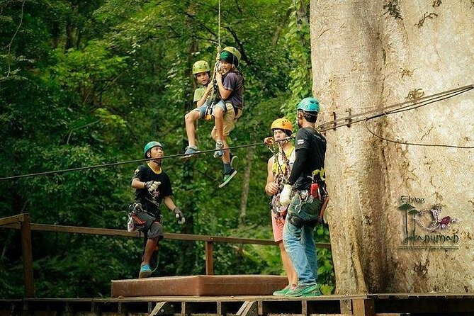 Phuket-Phang Nga: White Water Rafting 7 km.-Zipline-ATV-Lunch - ATV 30 minutes and the 150 m flying-fox zipline