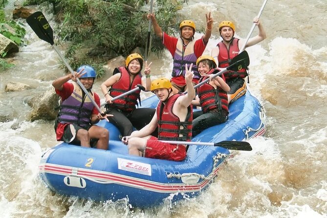 Phuket Rafting ATVing Flying Fox Full Day Activities By VIP Mini Van - Flying Fox Across Song Preak River: 150 Meters of Air Time