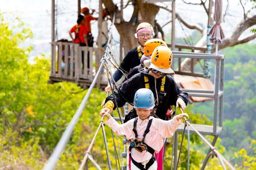 Phuket: Zipline Flying Higher than a Hawk with ATV Option - The Zipline Course: Platform-to-Platform Variety and Real Safety Checks