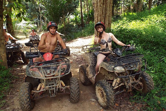 Rafting 5.5 km., Zipline, ATV 30 Min., Suvankhuha Temple. - Phuket River Rafting and Temple in One Day