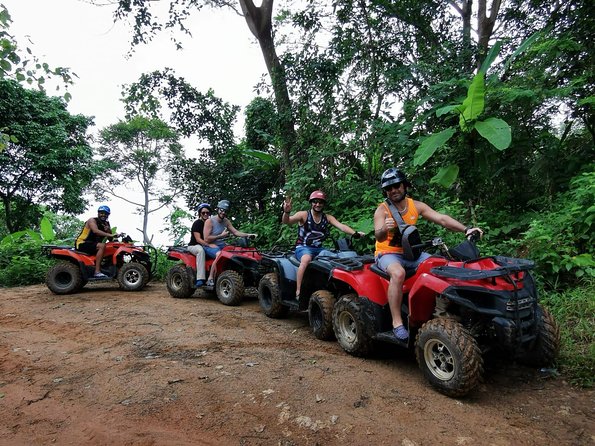 Rafting 5.5 km., Zipline, ATV 30 Min., Suvankhuha Temple. - Waterfall Pools and Swimming: Your Chance to Cool Down
