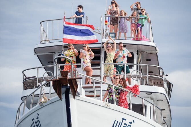 Scenic Promthep & Krating Cape Dining Experience Cruise - Stop One: Promthep Cape for Sunset Time, Drinks, and DJ Music