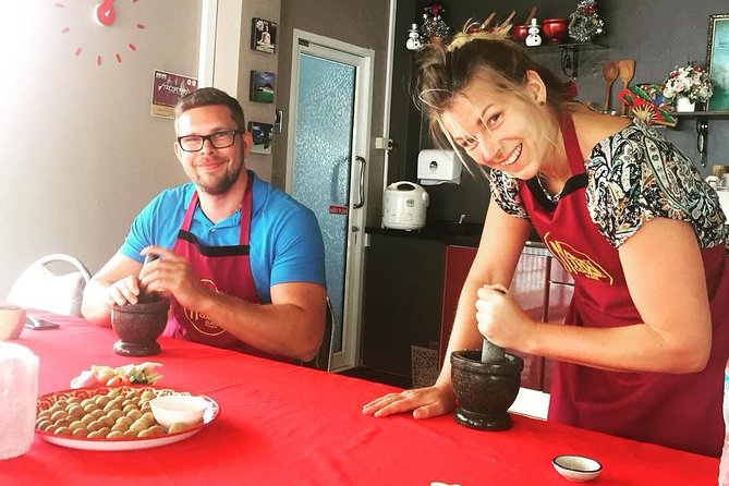 Thai Cooking Class with Market Tour in Phuket by VJ - Back to the Kitchen at 11:45: Get Ready, Then Cook