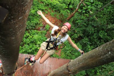 World A+ (Zipline 32 Platforms + Roller + Sky Walk with World Set Menu ) - Safety and gear you can actually trust (Petzl, and instructors who mean it)